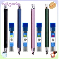 MOILYGOODSG Automatic Pencil, Metal 5.6mm Mechanical Pencil, High Quality Drawing Writing Tool 2B/4B