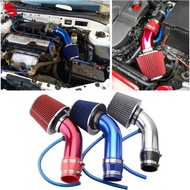 TOBIE Air Intake System Parts, Aluminum with Rubber Hose Air Intake Systems, Universal 3" 76mm Cab Air Filter Air Intake Kit Car Refitted Winter Mushroom Head