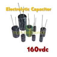 5pcs / lot Aluminum Electrolytic Capacitor 100V and 160V (1uf 2.2uf 10uf 22uf 33uf 47uf 100uf )