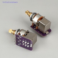 [Initiationdawn] Premium A250K B500K Metric Push-Pull Potentiometer for Guitar with Split Shaft Desi