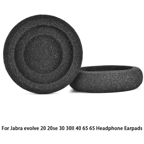 Soft Memory Foam Replacement Ear Pads For Jabra Evolve 20/20se 30/30II 40/65 Series Headphones Earph