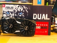 RX580 8gb 2พัดลม ต่อไฟ 6/8pin การ์ดจอมือสอง คละยี่ห้อ