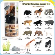 SG Specool 12Pcs/Set Simulated Animals Toys Marine Animals Wild Poultry Farm Ocean Dinosaur Toys Kid