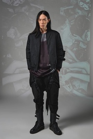 刺繡臂章飛行外套