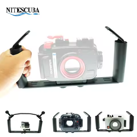 NiteScuba NS050 Scuba Diving Dive Bracket Flashlight Tray Stabilizer Mount for Sony Gopro Action Cam