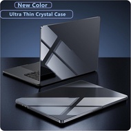 คริสตัลบางพิเศษกรอบสีดำสำหรับ2024 Macbook Air M3 A3113 M2 A2681เคสป้องกันแข็ง2023 Pro14.2 A2442 A277