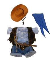 Cowboy Outfit Fits Most 8"-10" Stuffed Animals Cowboy Outfit Fits Most 8"-10" Stuffed Animals