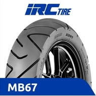 IRC OUTER TIRES FRONT & REAR PER PCS SCOOPY DONAT 110/90-12 & 100/90-12 MB67 Tubeless