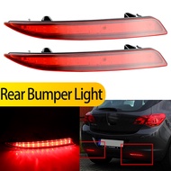 2PCS Stop Lamps Red Bulb Rear Bumper Brake Light For Opel/Vauxhall Astra J MK VI 5-door hatchback (N