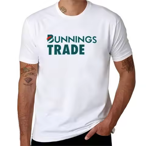 Bunnings Trade T-shirt quick drying vintage shirts graphic tees mens graphic t-shirts hip hop
