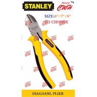 4" 5" 6" 7" 8" STANLEY DIAGONAL PLIER PLIERS CUTTER SCISSOR 84027 84028 84607 STHT84027 STHT84028 ST