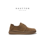 Hautton hautton Cargo Shoes Men's 2026 Spring New Style Genuine Leather Retro Thick-Soled All-Inclus