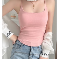 Ready Tanktop Bra with spaghetti strap cup | Women's tank top with bra cup