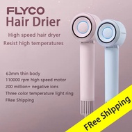 FLYCO High-Speed Hair Dryer Quick-Drying Noise Reduction Negative Ion High Wind Hair Care Hair Dryer