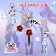 HUNTRIX Demon Hunter Keychain Girl Group Demon Hunter Keyring Boy Group Pendant Supply