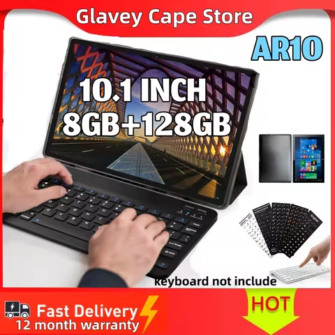 10.1 INCH 64 Bit Tab G6 Pro 8GB DDR RAM 128GB ROM AR10 WINDOWS 10 Tablet PC 1920 X 1200 IPS Screen H