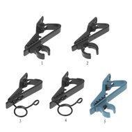 GB Black Microphone Iron Clip Lavalier Clip Microphone Accessories Microphone Mount Microphone Lapel