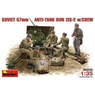 MiniArt 1/35 35035 SOVIET 57mm ANTI-TANK GUN ZIS-2 w/CREW