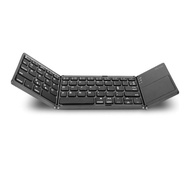 (USED - Light grey) Jelly Comb Folding Bluetooth Keyboard, Jelly Comb Rechargeable Portable BT Wirel