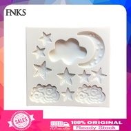 [Ready stock]  Silicone Mold Moon Cloud Star Cake Decorating Chocolate Fondant Mould DIY Tool