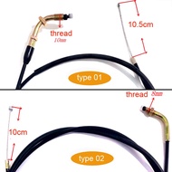 Motorcycle Throttle Cable Choke Line Length From 70cm to 300cm 8mm 10mm Thread for 50cc 70cc 90cc  D