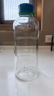 德國製 DURAN YOUTILITY 血清瓶 1000ml 寬口/ 廣口玻璃水瓶/ 環保水瓶