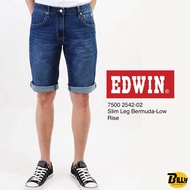 EDWIN Brand Men Slim Fit Bermuda-Low Rise Short Jeans (7500-2542 02)