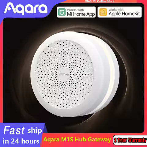 Aqara Hub M1S E1 Gateway Wireless Smart Gateway 3 ZigBee Connect Alarm System Monitor Remote Control