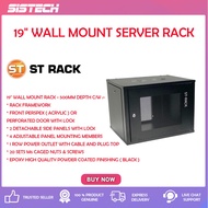 [FREE SHIPPING] ST Rack 19" Wall Mount Server Rack [4U/6U/9U/12U/15U] Perspex (Acrylic) or Perforated Door