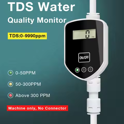 Inlines TDS Monitor 0-999 PPM TDS Meter Tap Water Filter Water Quality Tester for Drinking Water Fis