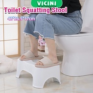 Bathroom Toilet Squatting Stool Bathroom Toilet Stool Plastic Cushion White