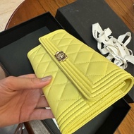 全新香奈兒 Chanel boy系列長夾