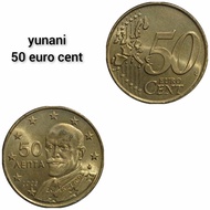 koin 50 cent euro - yunani