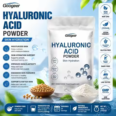 Googeer Skin Hydration Powder with Soy Protein Isolate, Glucose Syrup and Maltodextrin for Skin Soft