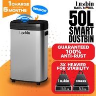 LuxbinTM Smart Dustbin Kitchen Tong Sampah Besar Bertutup Dapur Stainless Steel Large Capacity Autom