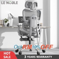LENOBLE W90 Ergonomic Office Chair Gaming Chair Adjustable Kerusi office High back- 3 Years Warranty