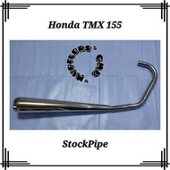 Honda TMX 155 - StockPipe - Stainless - Muffler (Double Tube Elbow)