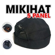 Mikihat 5 Panel Mesh Original BROHEAD Men's Brimless Premium Quality Muslim Cap