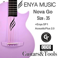 ENYA NOVA GO SP1 | Electric Acoustic Guitar Size 35 Inches |Carbon-fiber Has A Built-In Speaker Effe