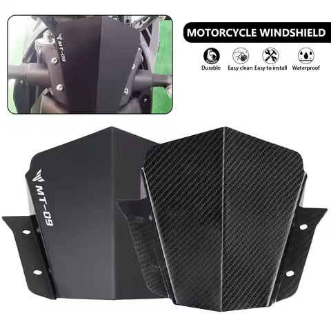 For YAMAHA MT-09 MT 09 FZ-09 FZ 09 2014 2015 2016 FZ09 MT09 Motorcycle Front Windshield Wind Deflect