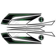 Motorcycle Rear Fairing Number Board  3D Gel Protector stickers decals for  Z1000SX 2011-2016 z1000