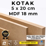 Box 5 x 20 cm - MDF 18 mm - MDF plywood board