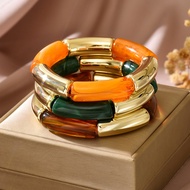 Acrylic Bracelet for Woman Fashion Elastic Wristband Gift Jewelry