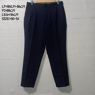 SISA IMPORT CELANA KERJA ANGKLE PANTS HW WANITA BRAND WEGO