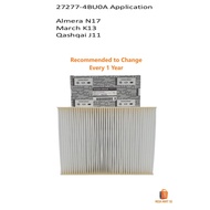 Nissan Genuine Cabin Filter 27277-4BU0A [Qashqai J11, March K13]