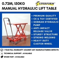SUPERFORM 150 kg Hydraulic Table Truck Multi-function Steel Lift Table Manual Lift Table Scissor Lif