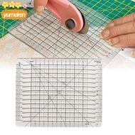 YUMEIREN Quilt Cutting Template, 6inch Acrylic Quilt Cut Ruler Template, Universal Transparent Squar