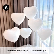MINIIS INS Birthday Balloon Stand 6IN1 Set Kit Stand Ballon Latex Foil Balloon Stick Stand Ballon Ba