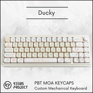 Ducky Quacky PBT MOA Profile Keycap Set for Mechanical Keyboard KeebsProject