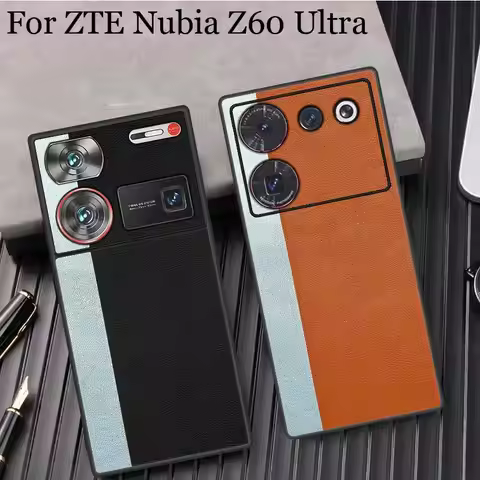 For ZTE nubia Z60 Ultra Leather Shockproof Phone Case Capa For Nubia Z50S Pro Splice Holster Phone C